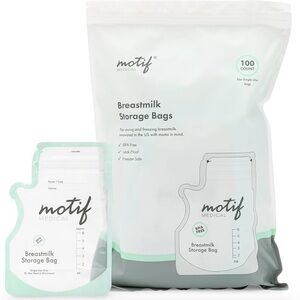 Motif Medical Milk Storage Bags, 8 oz Milk Freezer Bag with Easy Pour 290 count